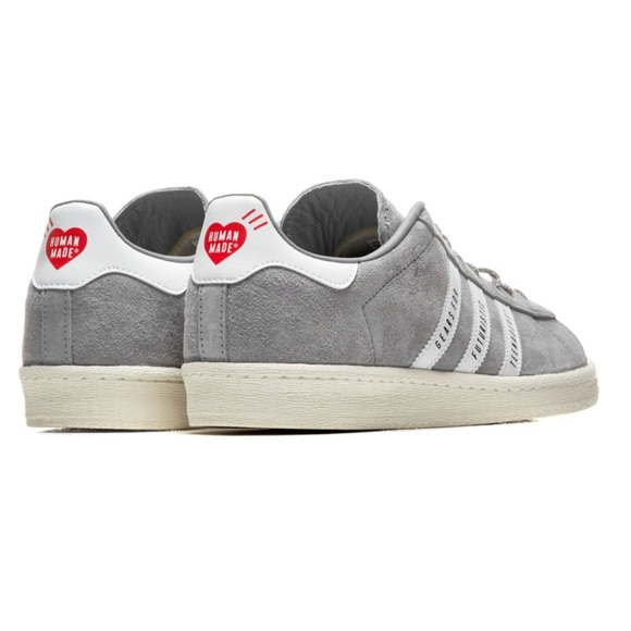 NWT Adidas🔥Automatic Campus Human Made Mens Casual Shoes Grey / Cloud White - Picture 4 of 16